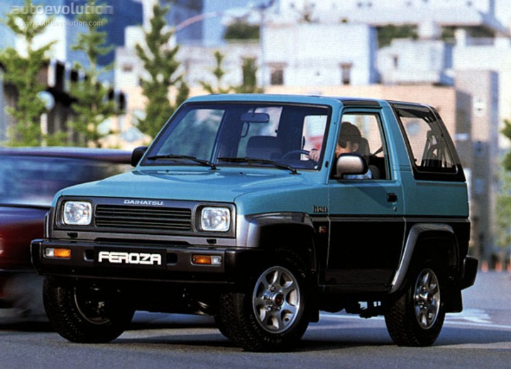 Technical specifications and characteristics for【Daihatsu Feroza Hard Top (F300)】 - picture 1