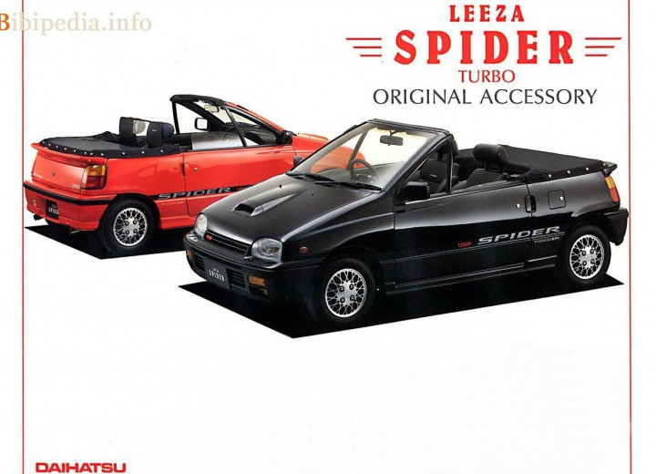 Technical specifications and characteristics for【Daihatsu Leeza Spider】 - picture 1