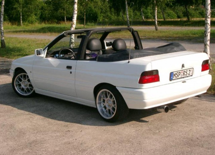 Technical specifications and characteristics for【Ford Escort VII Cabrio】 - picture 3