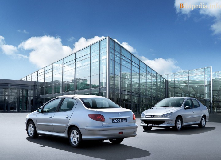 Технически характеристики за Peugeot 206 Sedan - picture 2