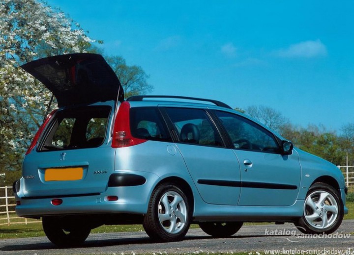 Technical specifications and characteristics for【Peugeot 206 SW】 - picture 3