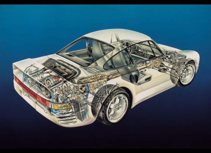 Caractéristiques techniques de Porsche 959 - picture 15