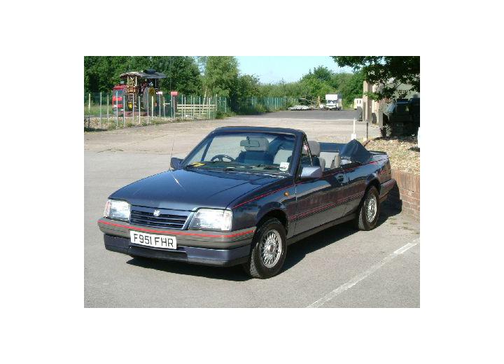 Technical specifications and characteristics for【Vauxhall Cavalier Mk II Convertible】 - picture 1